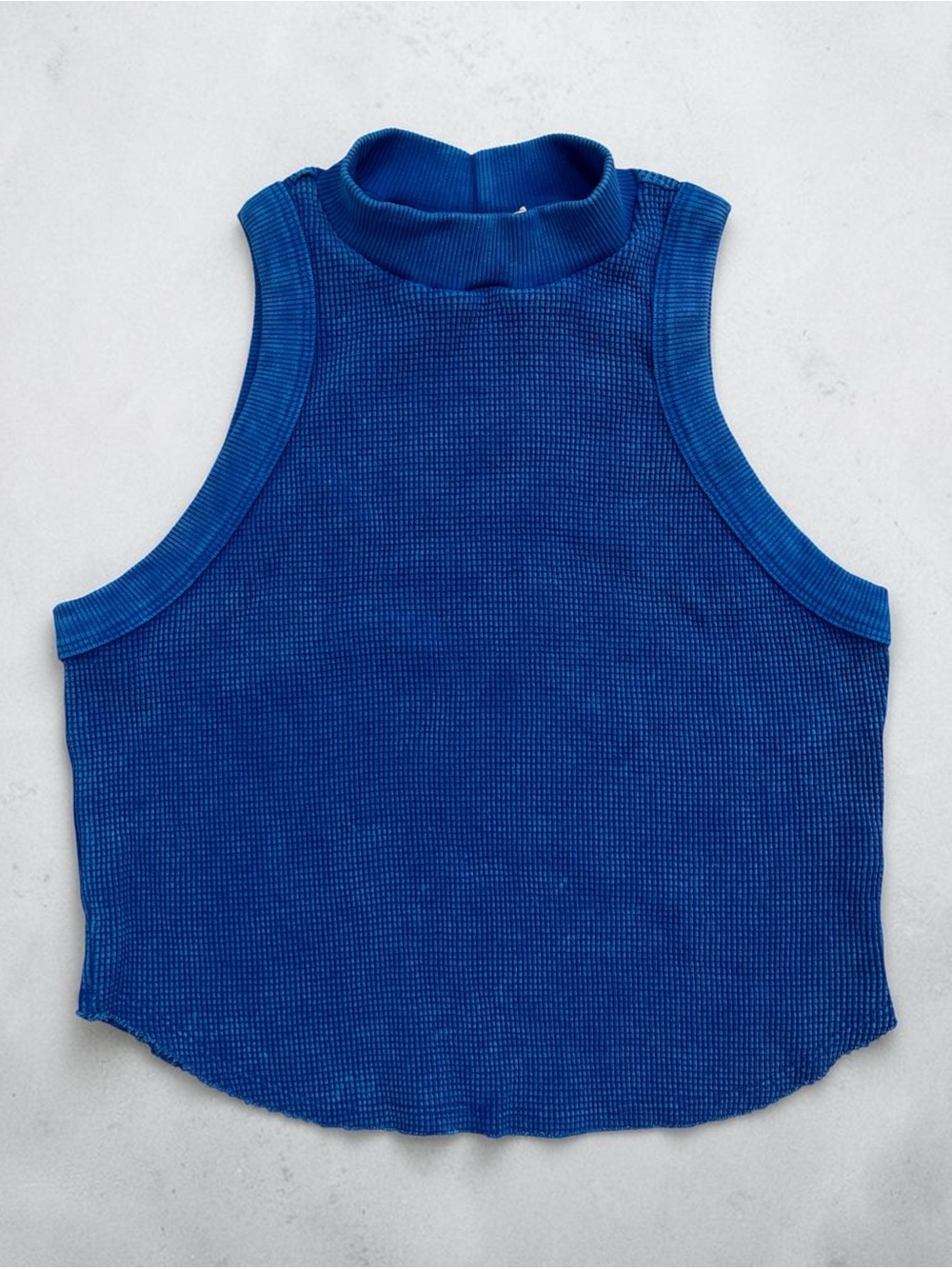 🛜 La Biz Women’s Cobalt Blue Textured Mini Dress Set | Tank: Lg, Skort: Med - Picture 2 of 8